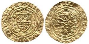 1/4 Noble Королевство Англия (927-1649,1660-1707) Золото Ричард II (1367-1400)