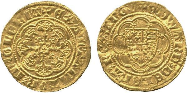 1/4 Noble Королівство Англія (927-1649,1660-1707) Золото Едвард III (1312-1377)