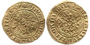 1/4 Noble 英格兰王国 金 爱德华三世 (英格兰) (1312-1377)