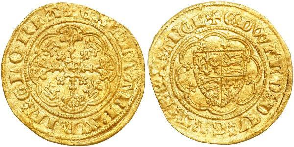 1/4 Noble 英格兰王国 金 爱德华三世 (英格兰) (1312-1377)