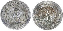 1/4 Pagoda Compagnia Inglese delle Indie Orientali (1757-1858) Argento 