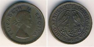 1/4 Penny Afrique du Sud Bronze Elizabeth II (1926-2022)