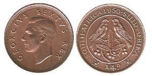 1/4 Penny Südafrika Bronze 