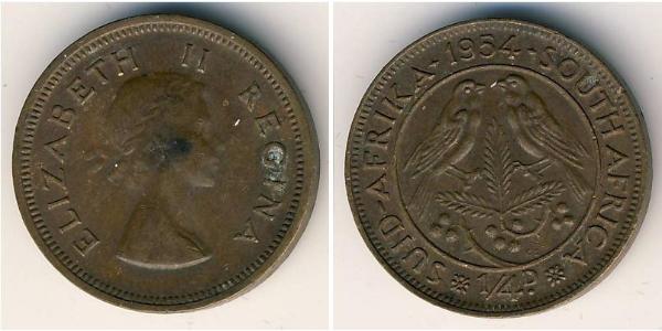 1/4 Penny Südafrika Bronze Elizabeth II (1926-2022)