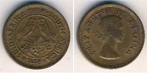 1/4 Penny South Africa 青铜 伊丽莎白二世 (1926-2022)