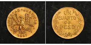 1/4 Peso Mexiko Gold 