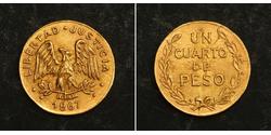 1/4 Peso 墨西哥 金 