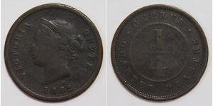 1/4 Piastre British Cyprus (1914–1960)  维多利亚 (英国君主)