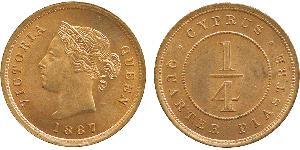 1/4 Piastre British Cyprus (1914–1960)  维多利亚 (英国君主)