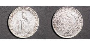 1/4 Quetzal Guatemala (1838 - ) Argent 