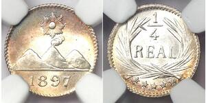 1/4 Real Guatemala Argent 