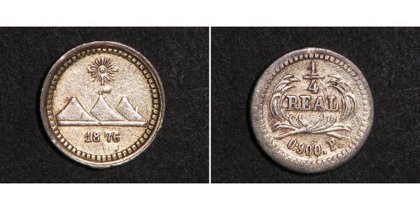 1/4 Real Guatemala Argent 