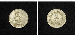 1/4 Real Mexique Argent 
