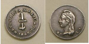 1/4 Real Mexique Argent 