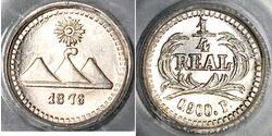 1/4 Real Guatemala Argento 