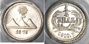 1/4 Real Guatemala Argento 