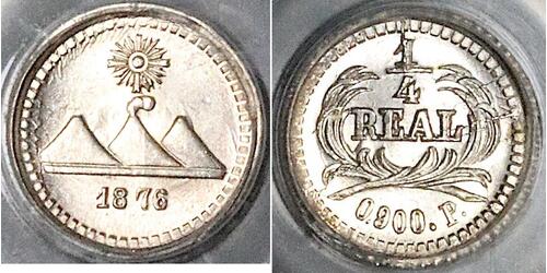 1/4 Real Guatemala Argento 