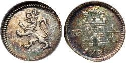 1/4 Real Vicereame della Nuova Granada (1717 - 1819) Argento 