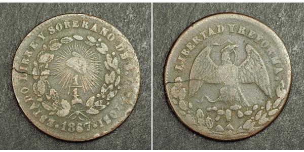 1/4 Real México Cobre 