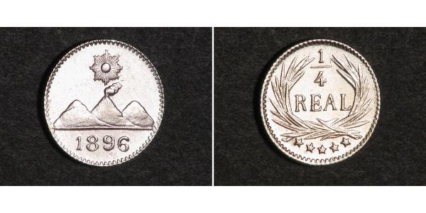 1/4 Real Guatemala Plata 