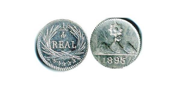 1/4 Real Guatemala Plata 