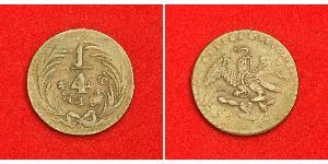 1/4 Real Second Federal Republic of Mexico (1846 - 1863) Rame 