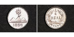 1/4 Real Guatemala Silber 