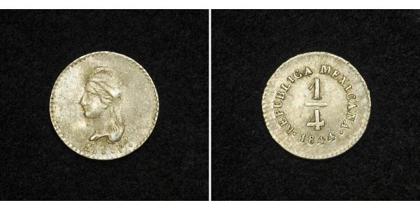 1/4 Real Mexiko Silber 
