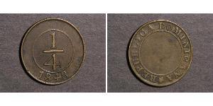 1/4 Real República Dominicana  