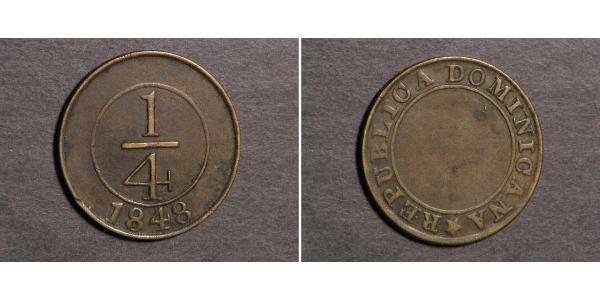 1/4 Real República Dominicana  