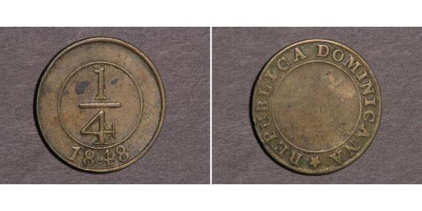 1/4 Real República Dominicana  
