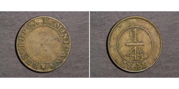1/4 Real República Dominicana  
