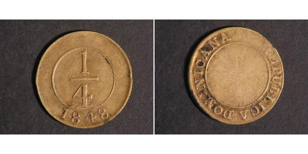1/4 Real 多明尼加  