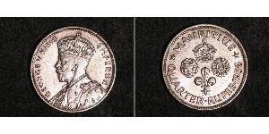 1/4 Rupee Maurice Argent 