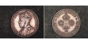 1/4 Rupee Maurice Argent 