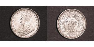 1/4 Rupee Raj britannique (1858-1947) Argent George V (1865-1936)