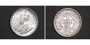 1/4 Rupee Raj britannique (1858-1947) Argent George V (1865-1936)