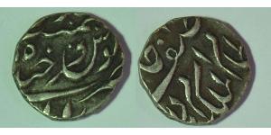 1/4 Rupee Hyderabad (1724 - 1948) Argento 