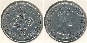 1/4 Rupee Mauritius Rame/Nichel 