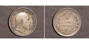 1/4 Rupee Britisch-Indien (1858-1947) Silber Eduard VII (1841-1910)