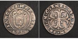 1/4 Scudo Italian city-states Argent 
