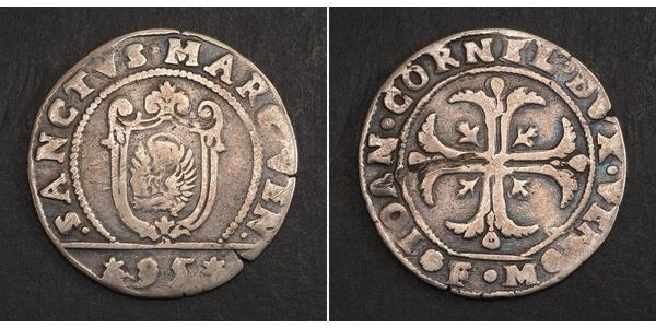 1/4 Scudo Italian city-states Silver 