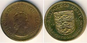 1/4 Shilling Jersey Messing/Nickel Elizabeth II (1926-2022)