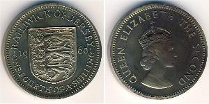 1/4 Shilling Jersey Nickel/Laiton Elizabeth II (1926-2022)