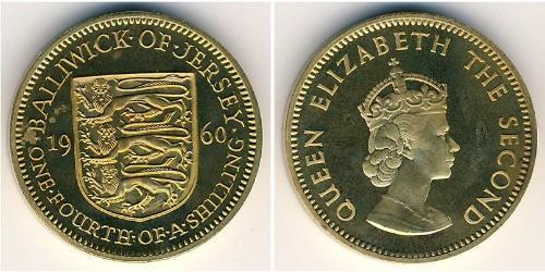 1/4 Shilling Jersey Níquel/Latón Isabel II (1926-2022)