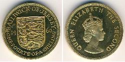 1/4 Shilling Isola di Jersey Ottone/Nichel Elisabetta II (1926-2022)