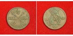 1/4 Skilling Швеція Мідь Gustav IV Adolf of Sweden (1778 - 1837)
