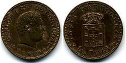 1/4 Tanga India portuguesa (1510-1961) Bronce 