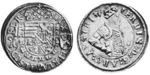 1/4 Thaler Alsace Argent Ferdinand de Tyrol (1529 – 1595)