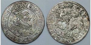 1/4 Thaler République des Deux Nations (1569-1795) / Gdańsk (1454-1793) Argent Sigismund III